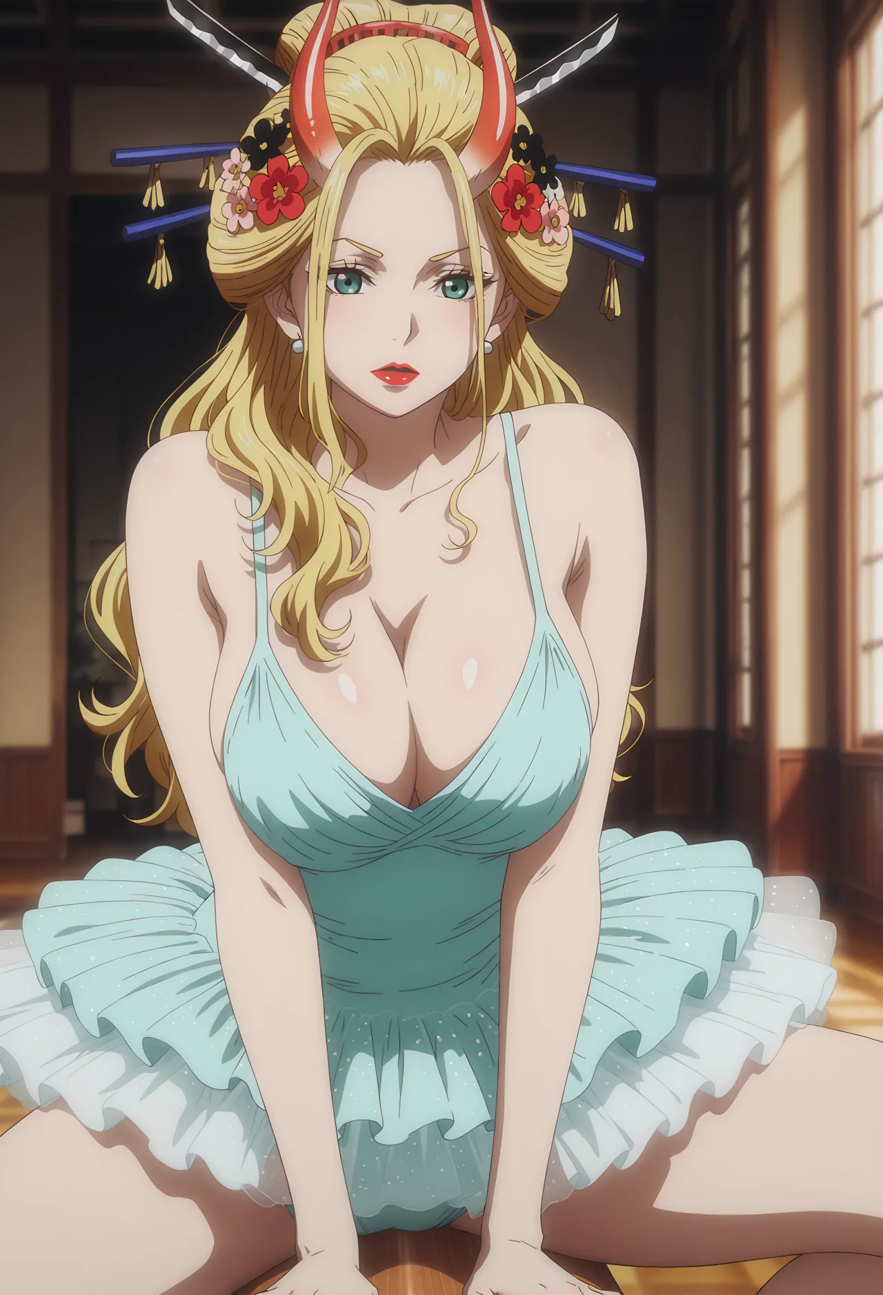 AiWaifuDxD海贼王ONE PIECE黑色玛利亚Black MariaAI - Image 28