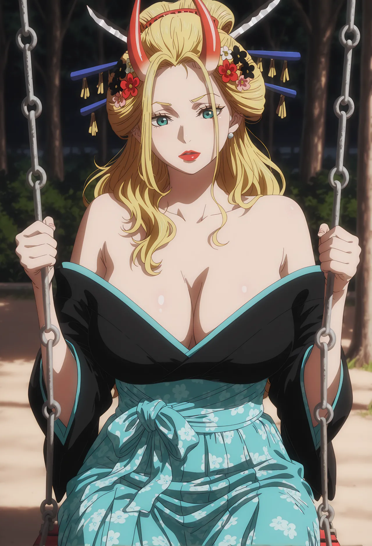 AiWaifuDxD海贼王ONE PIECE黑色玛利亚Black MariaAI - Image 31