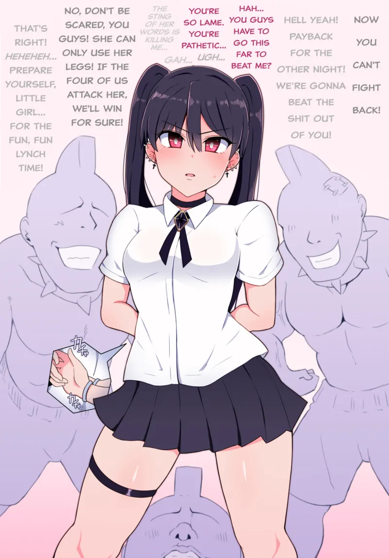 Akane BAD END Forced Orgasm with Rope, Cunnilingus, And Humiliating Forced Deep Throat Rape - Image 3