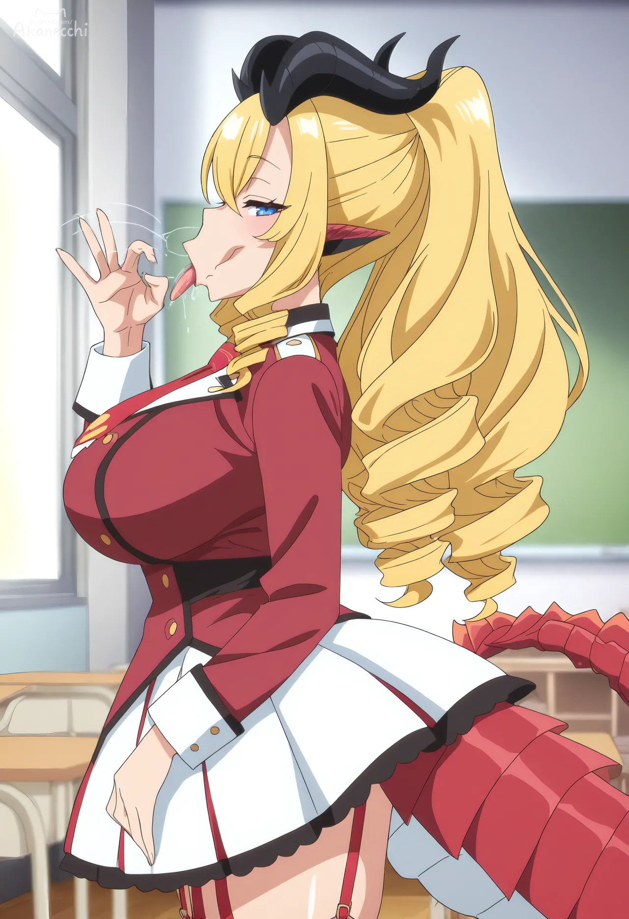 ᴀᴋᴀɴᴇAkanecchi B Karin Ryuuzaki 龍崎 カリンJingai Kyoushitsu no Ningengirai Kyoushi 170P - Image 10