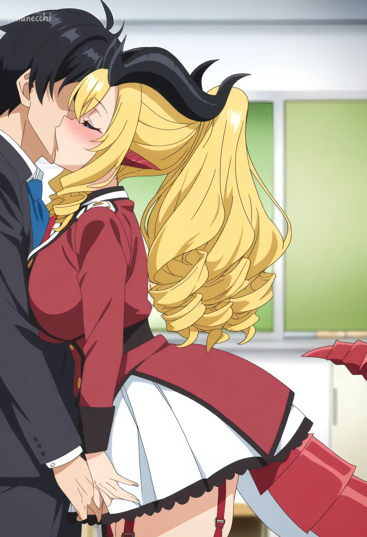 ᴀᴋᴀɴᴇAkanecchi B Karin Ryuuzaki 龍崎 カリンJingai Kyoushitsu no Ningengirai Kyoushi 170P - Image 11