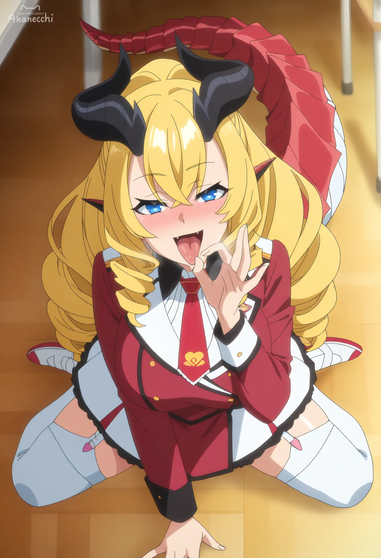 ᴀᴋᴀɴᴇAkanecchi B Karin Ryuuzaki 龍崎 カリンJingai Kyoushitsu no Ningengirai Kyoushi 170P - Image 16