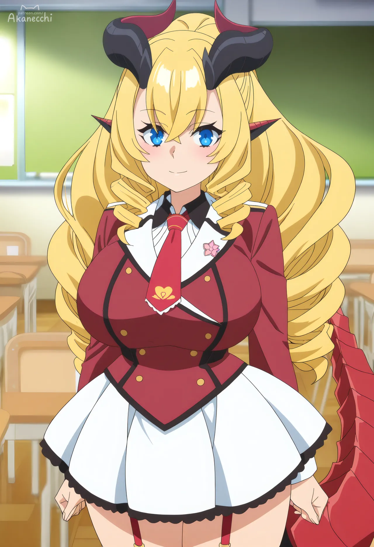 ᴀᴋᴀɴᴇAkanecchi B Karin Ryuuzaki 龍崎 カリンJingai Kyoushitsu no Ningengirai Kyoushi 170P - Image 2