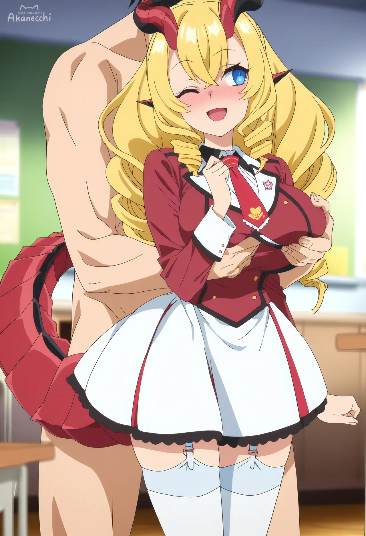 ᴀᴋᴀɴᴇAkanecchi B Karin Ryuuzaki 龍崎 カリンJingai Kyoushitsu no Ningengirai Kyoushi 170P - Image 20