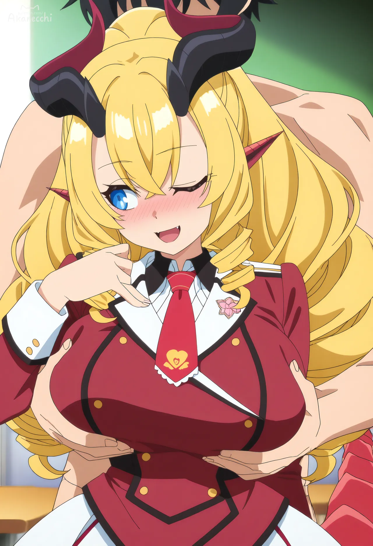 ᴀᴋᴀɴᴇAkanecchi B Karin Ryuuzaki 龍崎 カリンJingai Kyoushitsu no Ningengirai Kyoushi 170P - Image 21