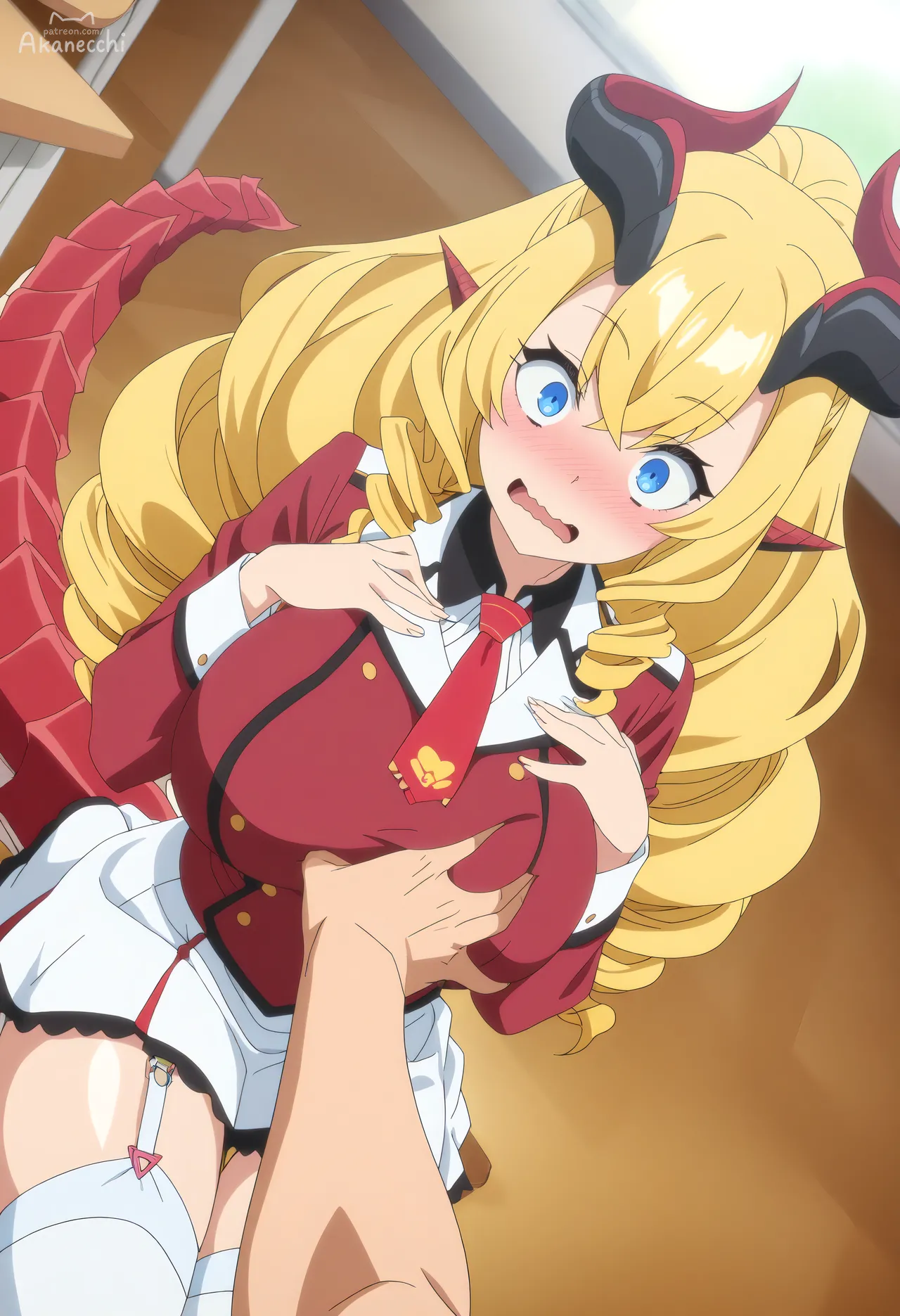 ᴀᴋᴀɴᴇAkanecchi B Karin Ryuuzaki 龍崎 カリンJingai Kyoushitsu no Ningengirai Kyoushi 170P - Image 23