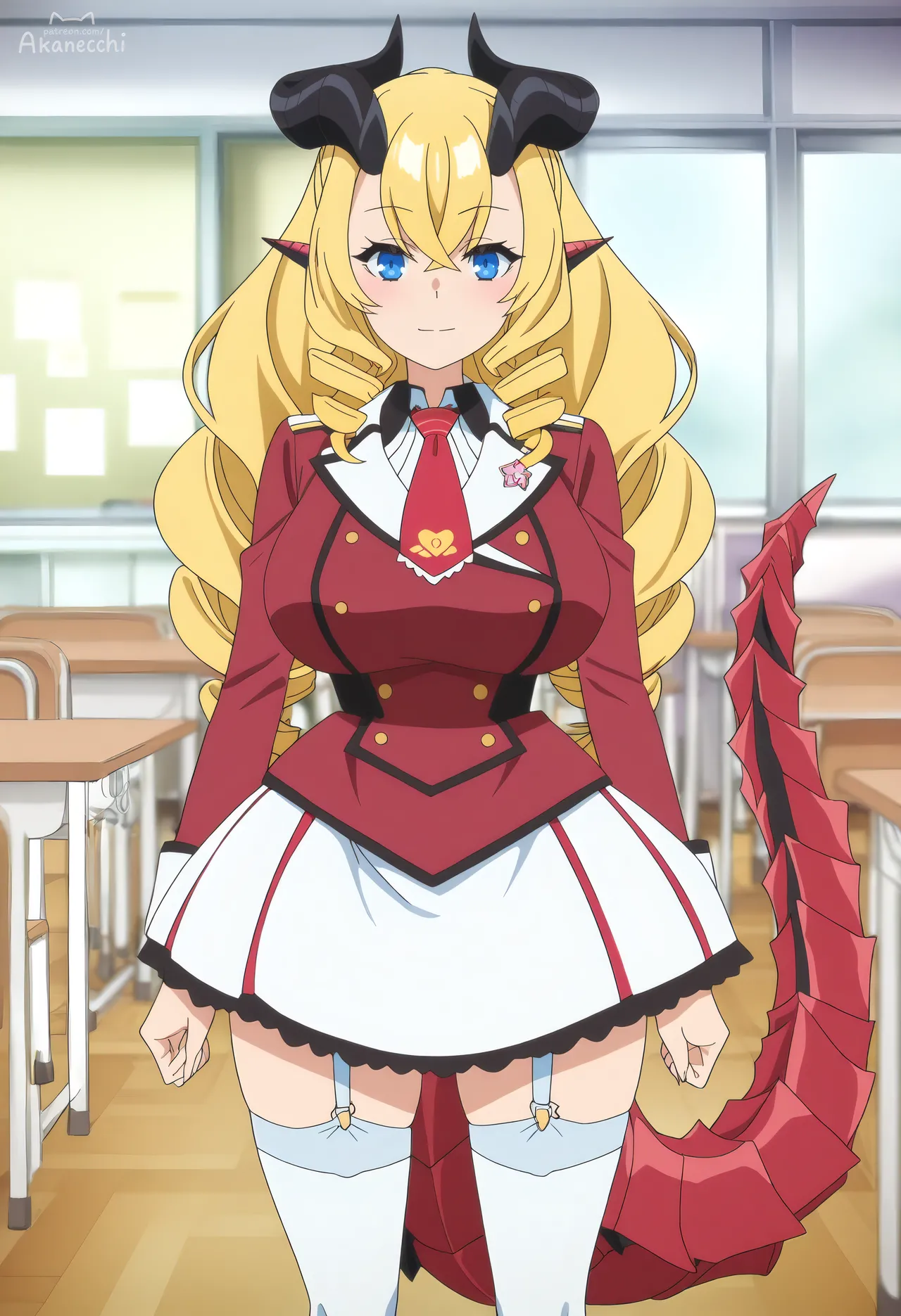 ᴀᴋᴀɴᴇAkanecchi B Karin Ryuuzaki 龍崎 カリンJingai Kyoushitsu no Ningengirai Kyoushi 170P - Image 3