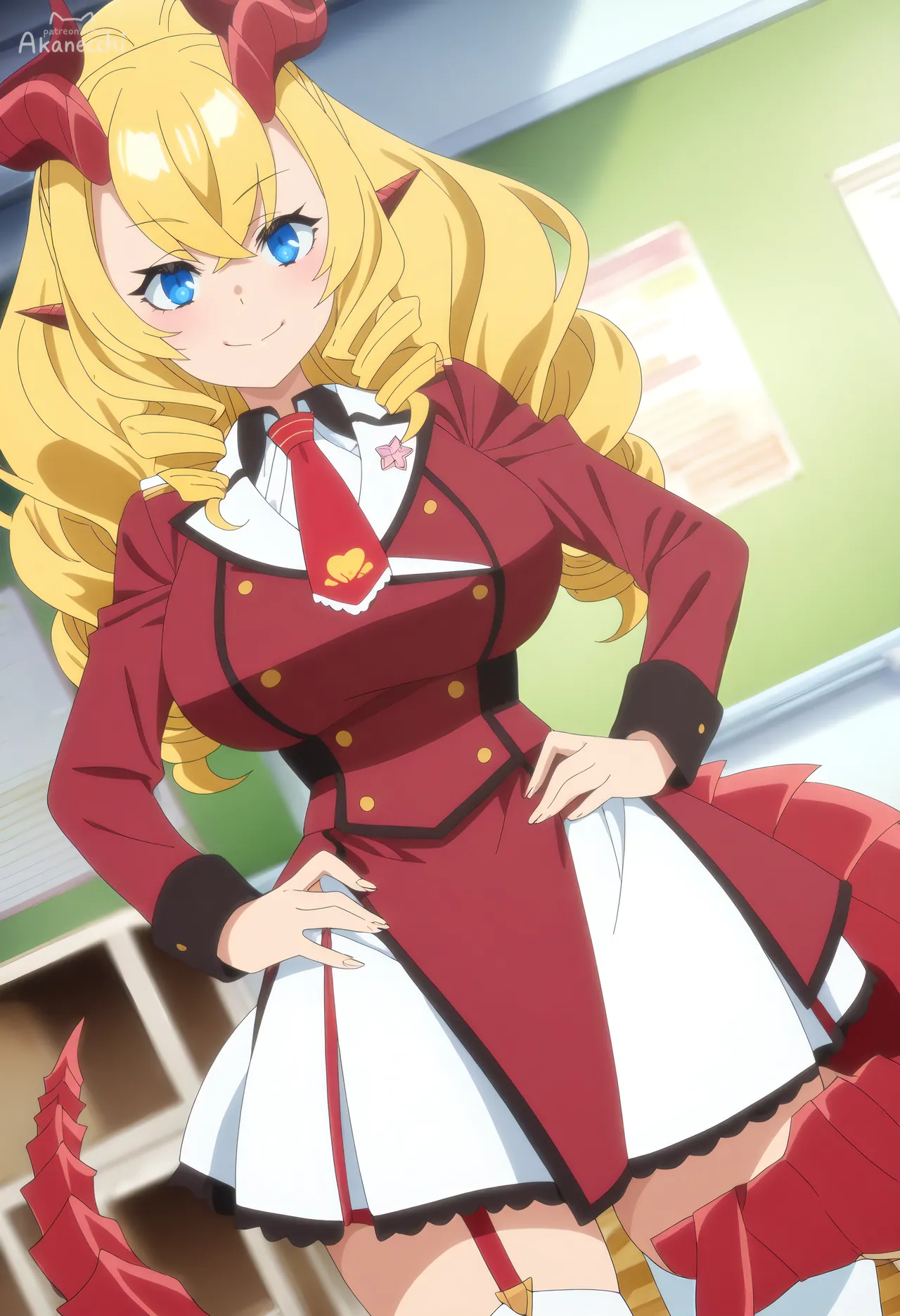 ᴀᴋᴀɴᴇAkanecchi B Karin Ryuuzaki 龍崎 カリンJingai Kyoushitsu no Ningengirai Kyoushi 170P - Image 5