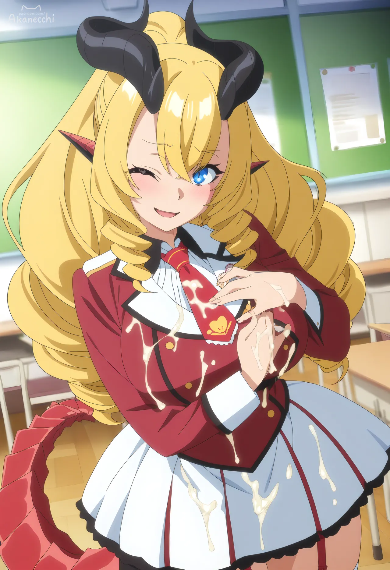 ᴀᴋᴀɴᴇAkanecchi B Karin Ryuuzaki 龍崎 カリンJingai Kyoushitsu no Ningengirai Kyoushi 170P - Image 57