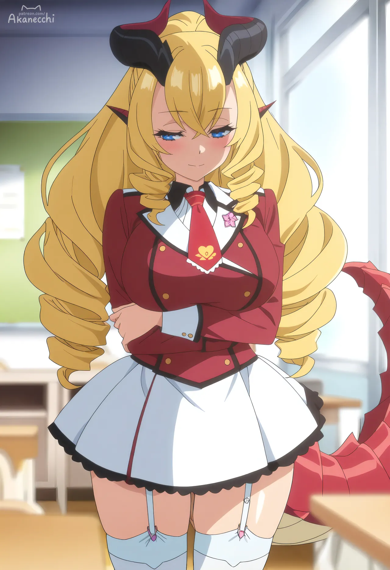 ᴀᴋᴀɴᴇAkanecchi B Karin Ryuuzaki 龍崎 カリンJingai Kyoushitsu no Ningengirai Kyoushi 170P - Image 6