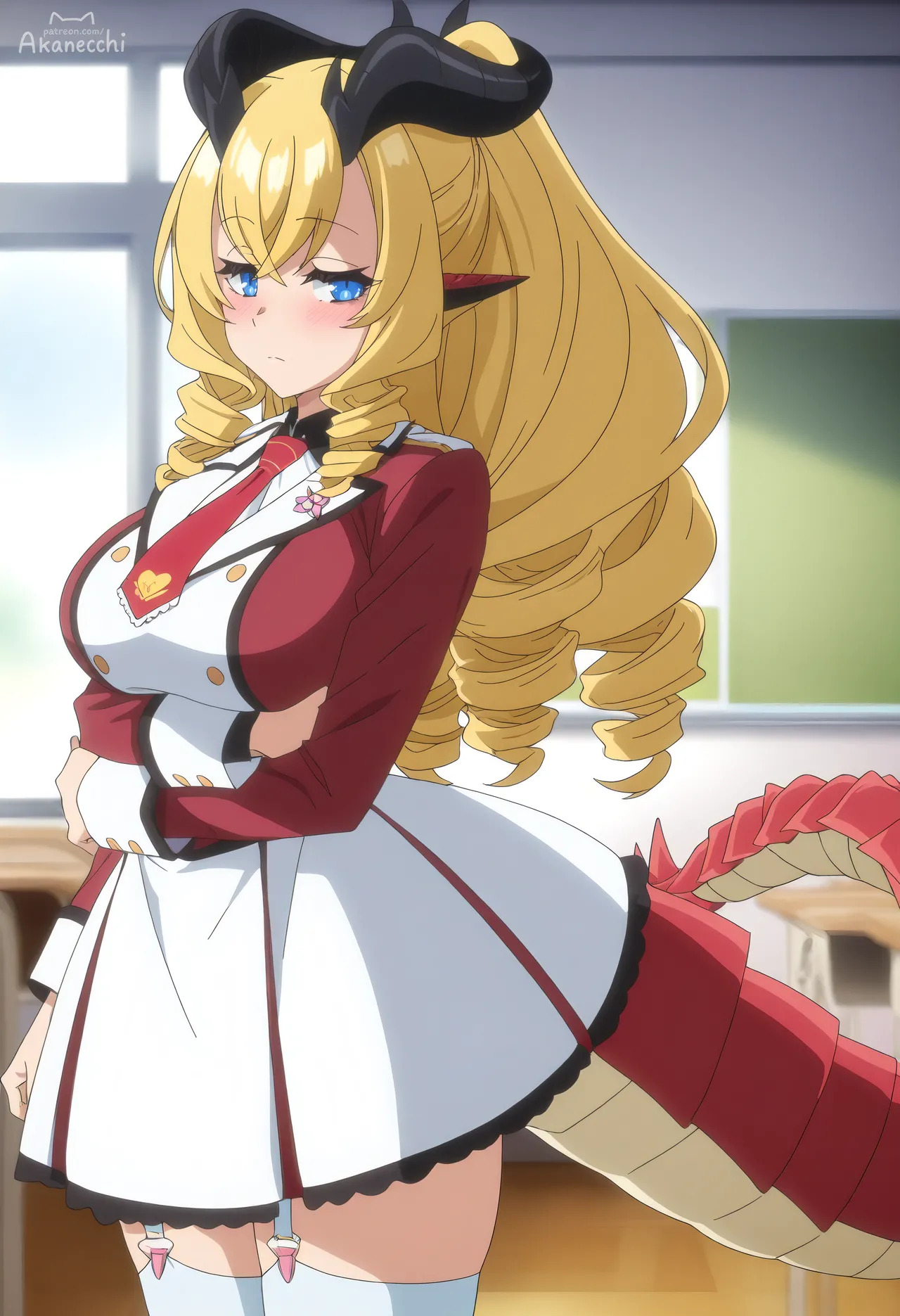 ᴀᴋᴀɴᴇAkanecchi B Karin Ryuuzaki 龍崎 カリンJingai Kyoushitsu no Ningengirai Kyoushi 170P - Image 7