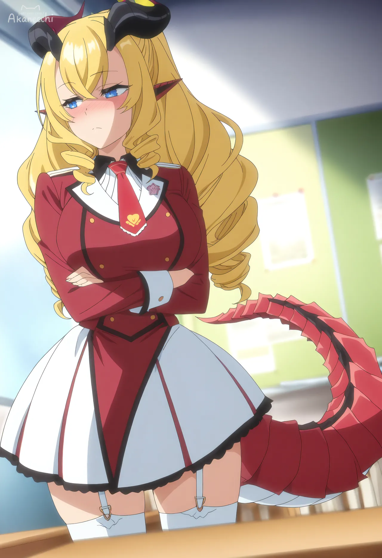 ᴀᴋᴀɴᴇAkanecchi B Karin Ryuuzaki 龍崎 カリンJingai Kyoushitsu no Ningengirai Kyoushi 170P - Image 8