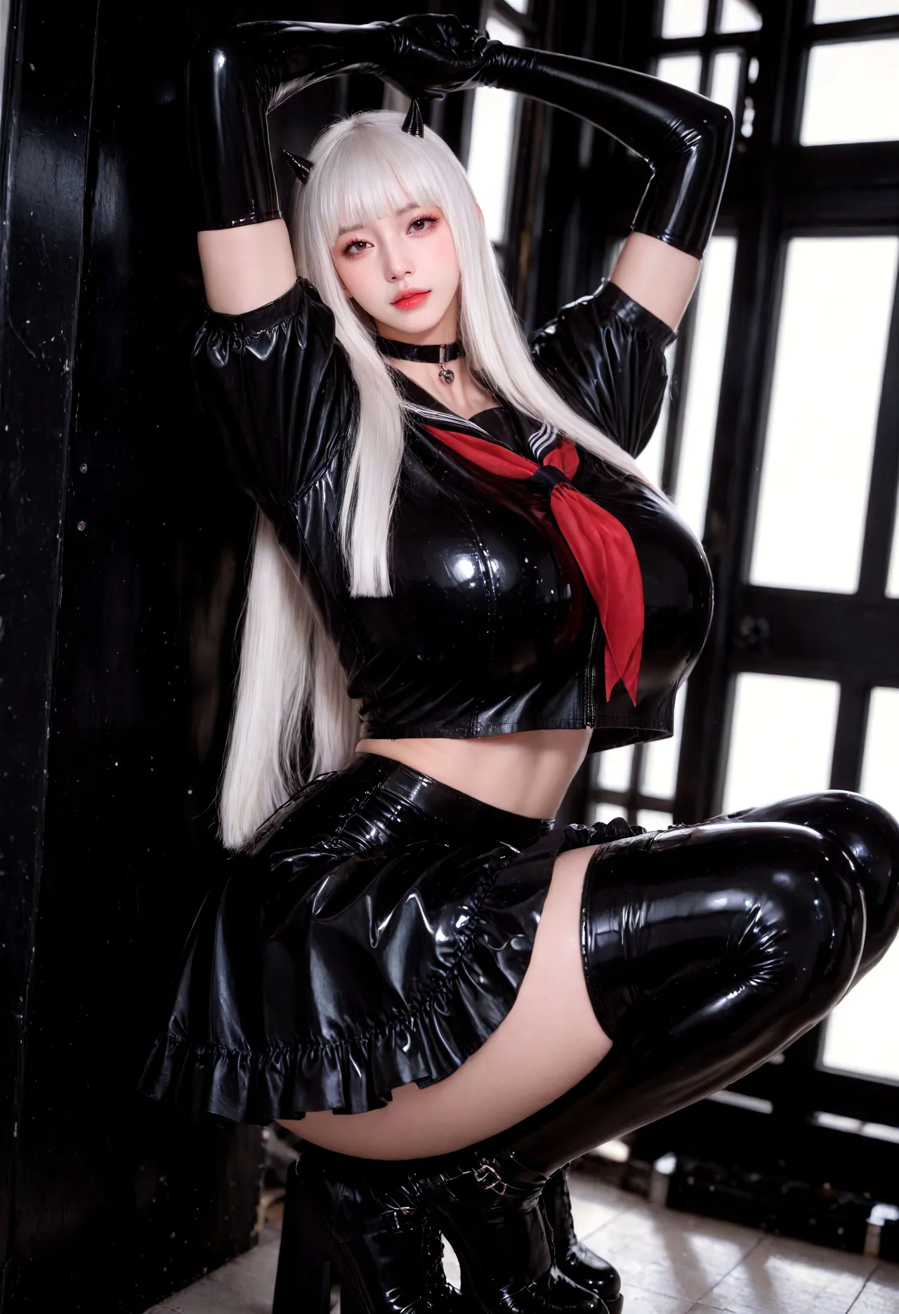 Akatsuki Ichika World Latex sailor special - Image 86