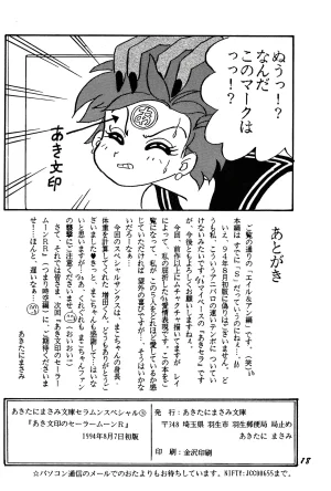 Akis Sailor Moon R Trivia by Akitani Masami - Page 18