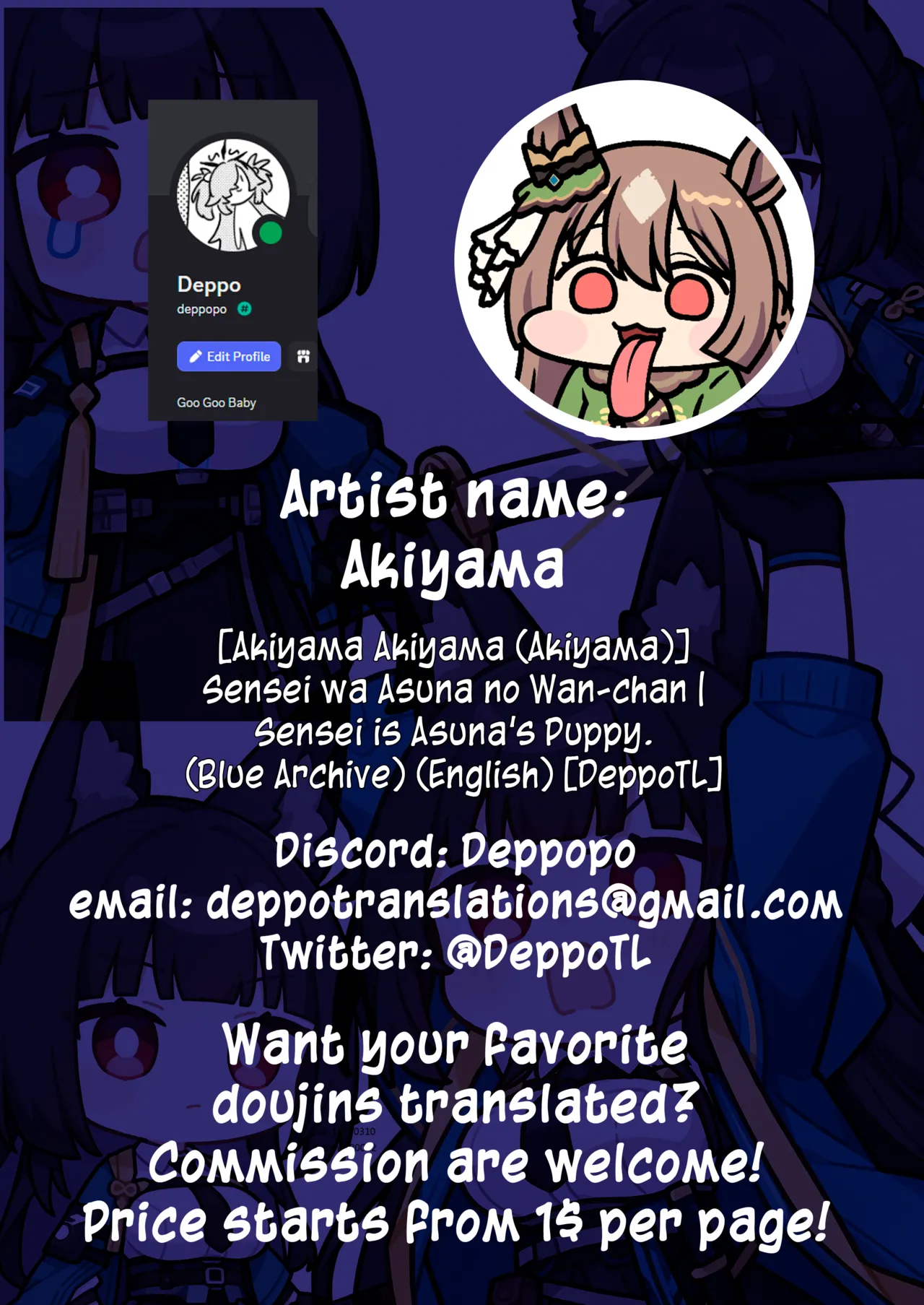 Akiyama Akiyama Akiyama Sensei wa Asuna no Wan-chan Sensei is Asunas Puppy Blue Archive English DeppoTL Digital - Image 31