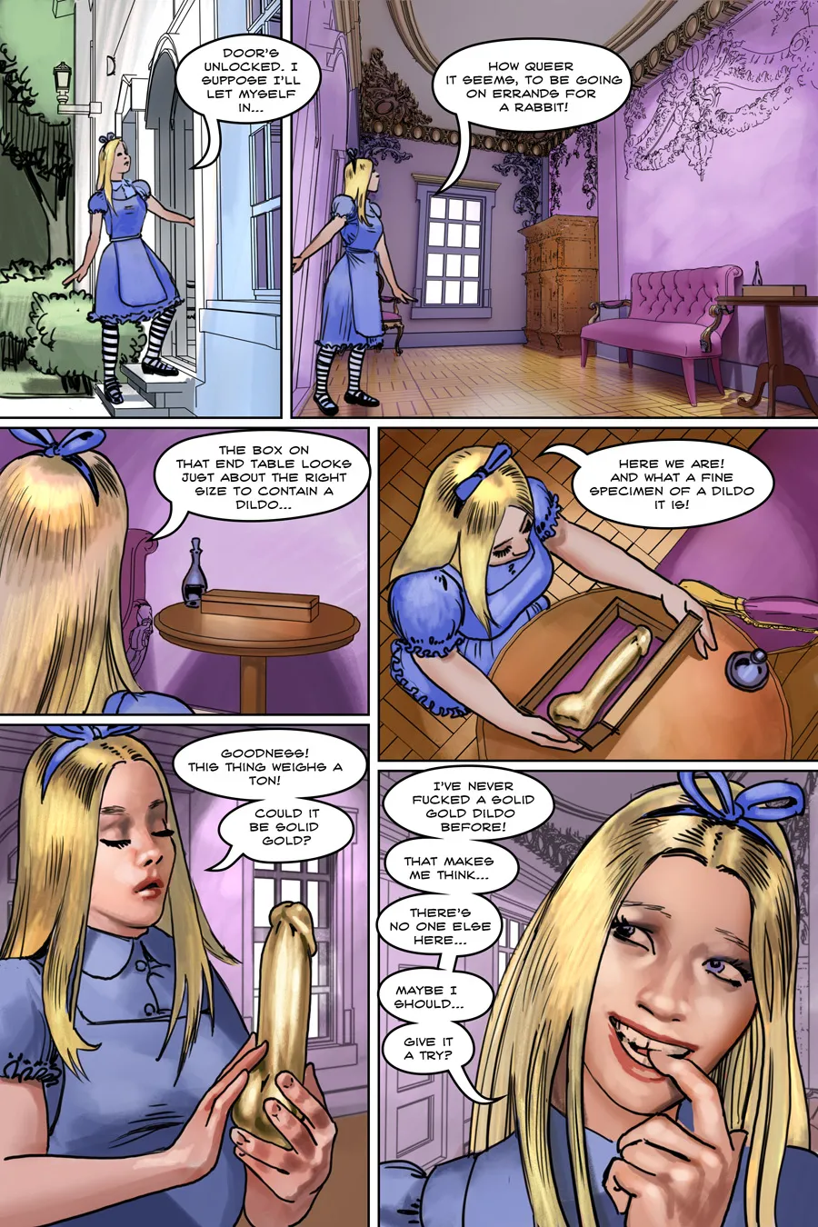 Alice off the deep end 2025 Alice in Wonderland Parody - Image 22