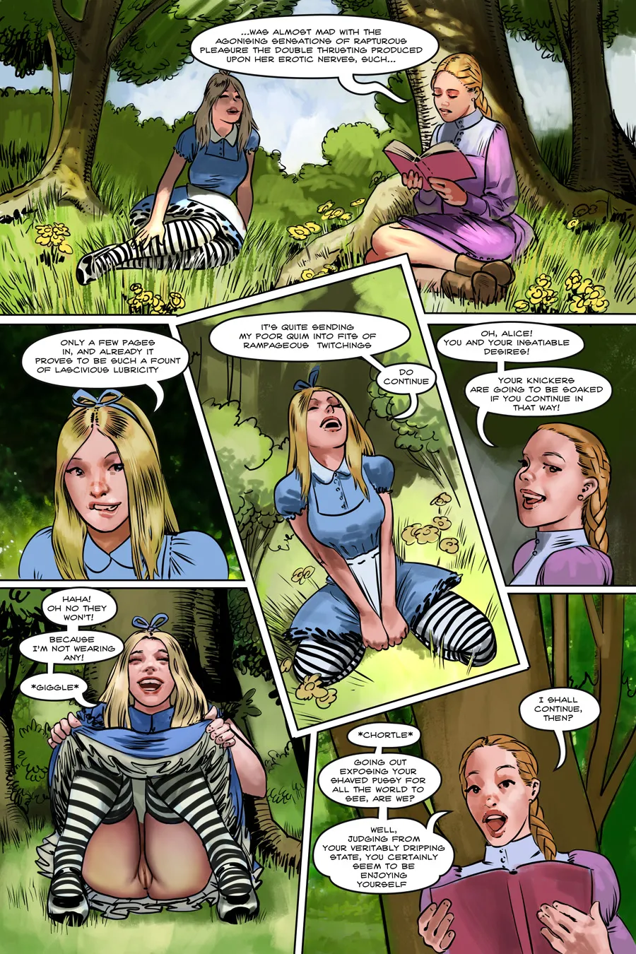 Alice off the deep end 2025 Alice in Wonderland Parody - Image 3