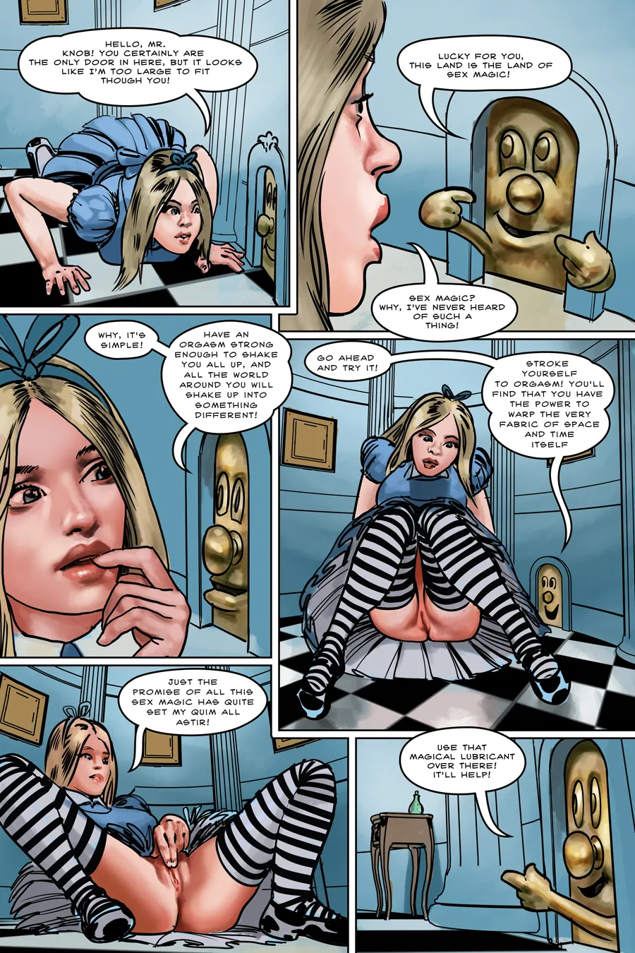 Alice off the deep end 2025 Alice in Wonderland Parody - Image 6