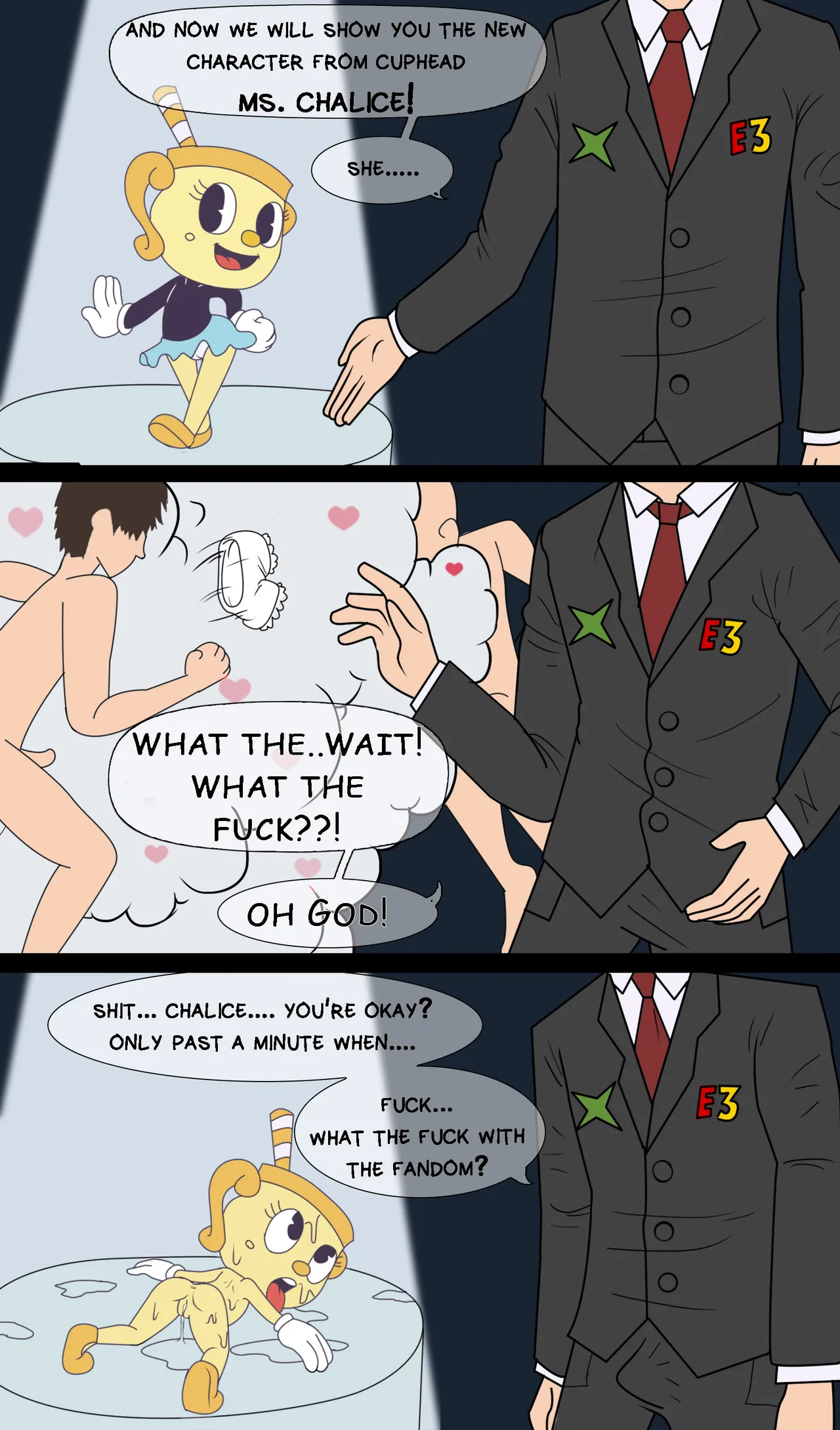 allthefallen cuphead_series parody - Image 13