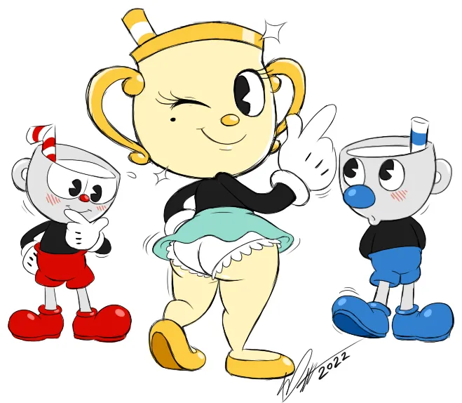 allthefallen cuphead_series parody - Image 28