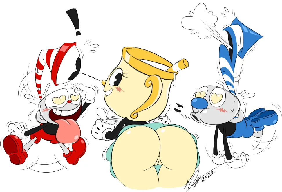 allthefallen cuphead_series parody - Image 29