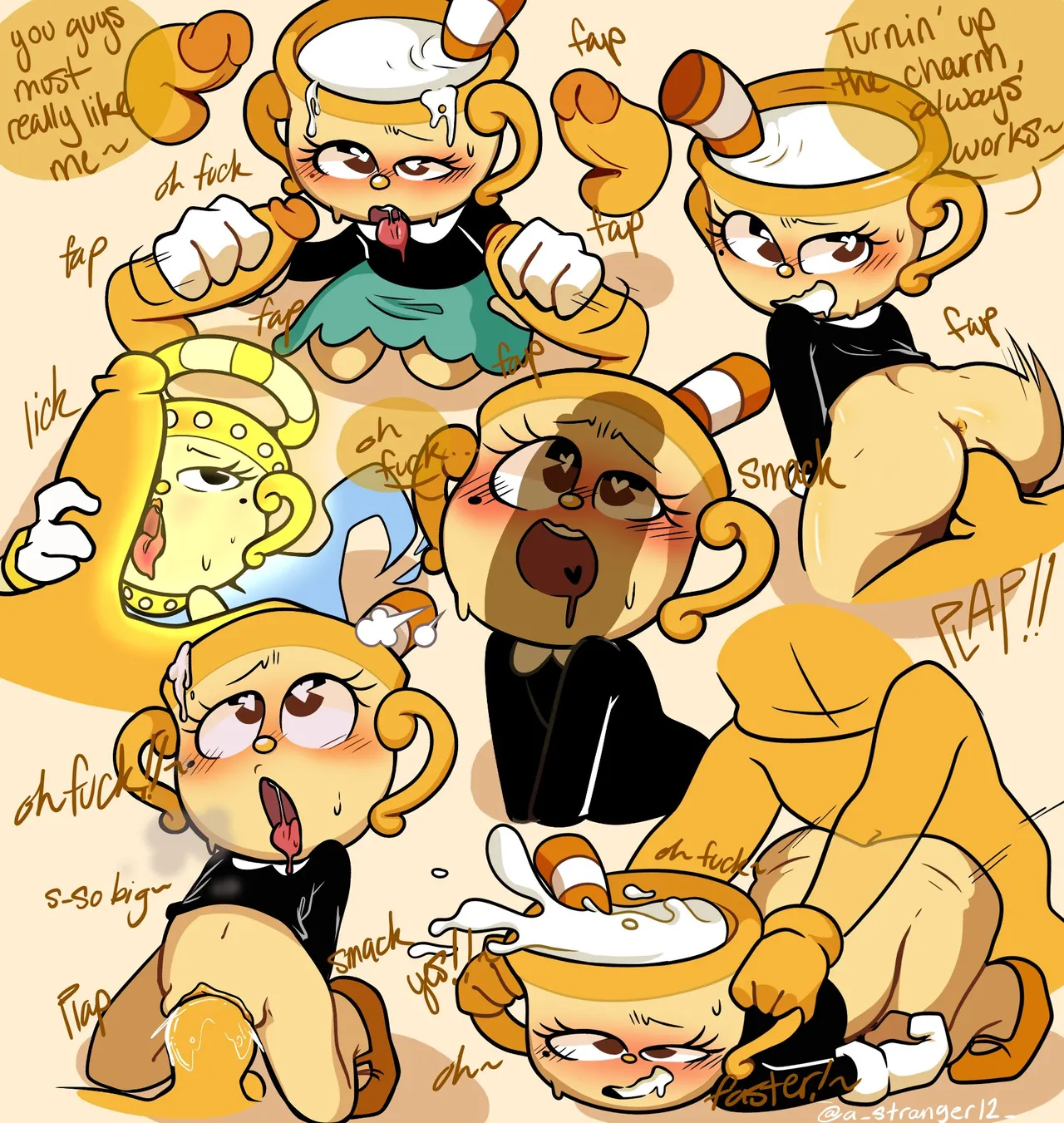 allthefallen cuphead_series parody - Image 39