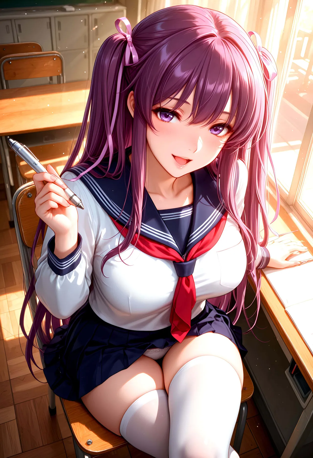 Allure Diffusion - Shiina Miyu portrait - Image 255