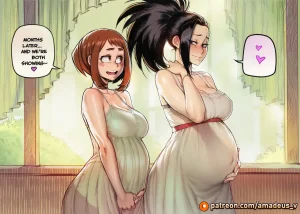 Amadeus V The Pent-Up Hero Mina x Ochako Momo English Full Comic - Page 35