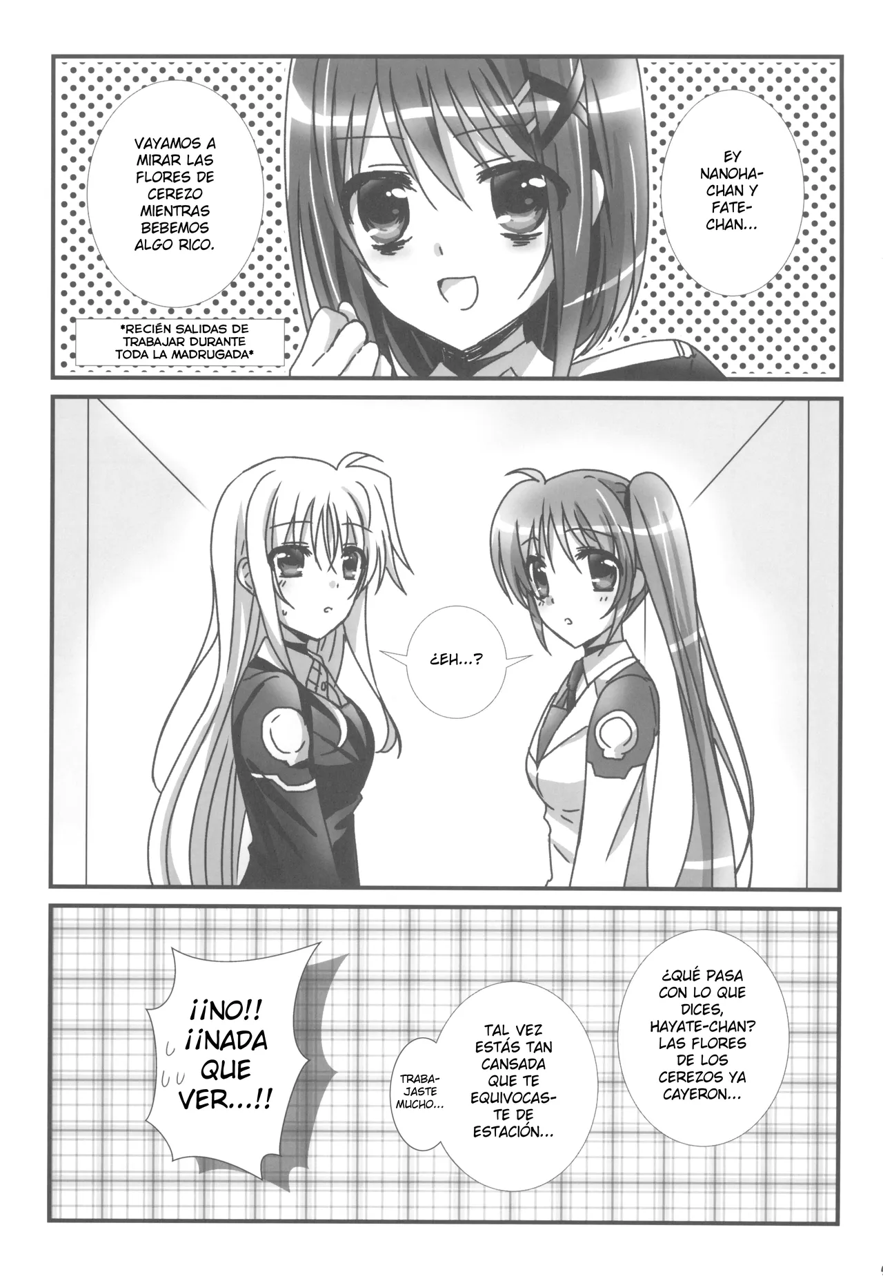 Ameiro Nanashiki O sake to, sakura to, aozora to. Mahou Shoujo Lyrical Nanoha Spanish Nekomi Fansub - Image 4