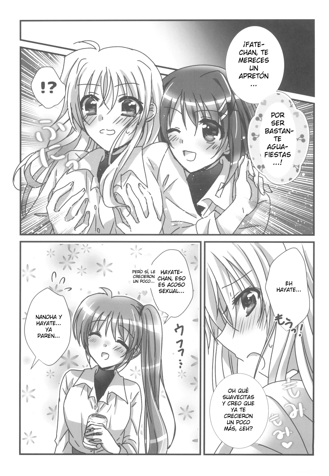 Ameiro Nanashiki O sake to, sakura to, aozora to. Mahou Shoujo Lyrical Nanoha Spanish Nekomi Fansub - Image 8