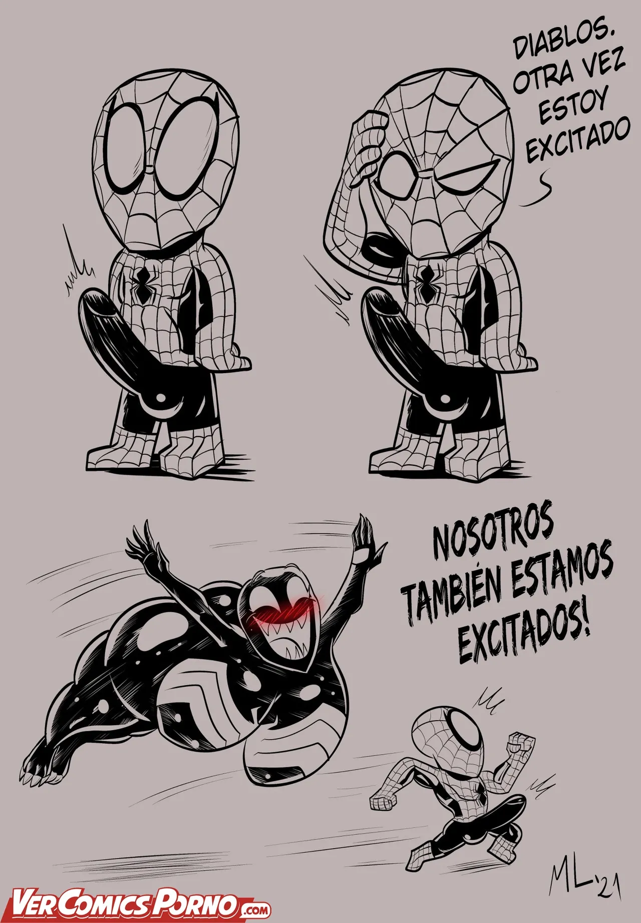 Ameizing Lewds Thicc-Venom Spider-Man En Progreso Spanish kalock ToonX - Image 14