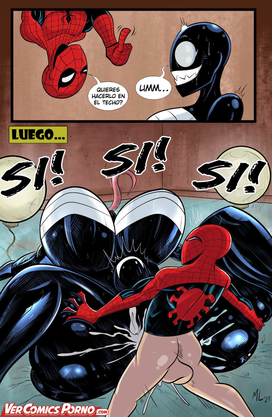 Ameizing Lewds Thicc-Venom Spider-Man En Progreso Spanish kalock ToonX - Image 27