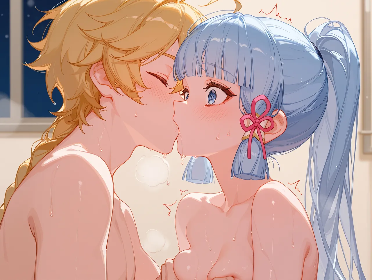 AmTowel Ayaka x Aether - Bathroom Patreon - Image 19