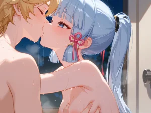 AmTowel Ayaka x Aether - Bathroom Patreon - Page 20
