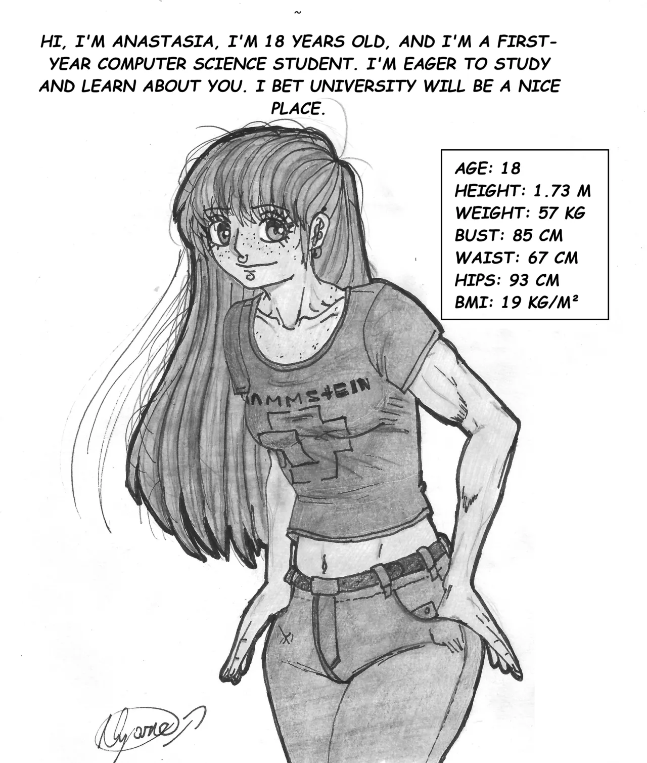 ANASTASIA WEIGHT GAIN IN UNIVERSITY - Image 1