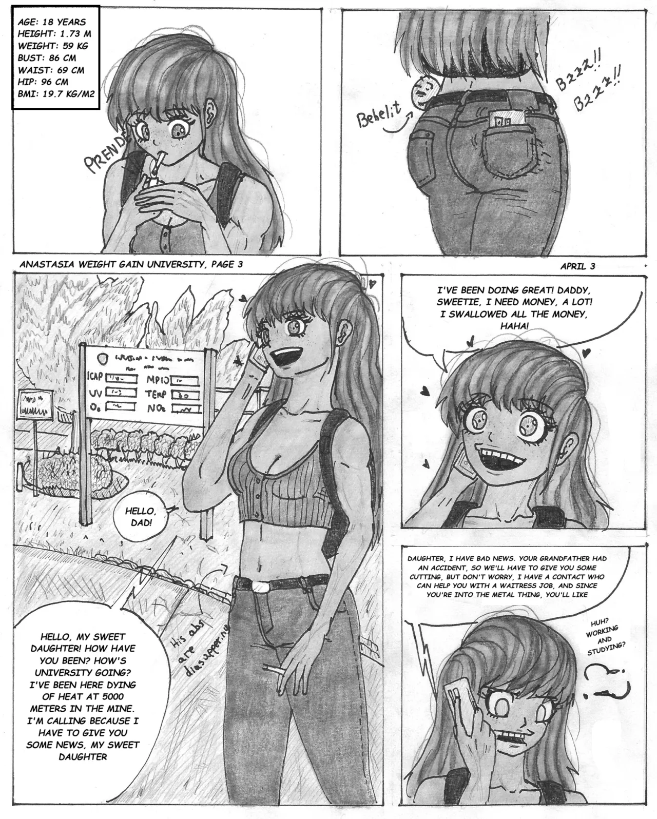 ANASTASIA WEIGHT GAIN IN UNIVERSITY - Image 3