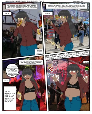ANASTASIA WEIGHT GAIN IN UNIVERSITY - Page 8