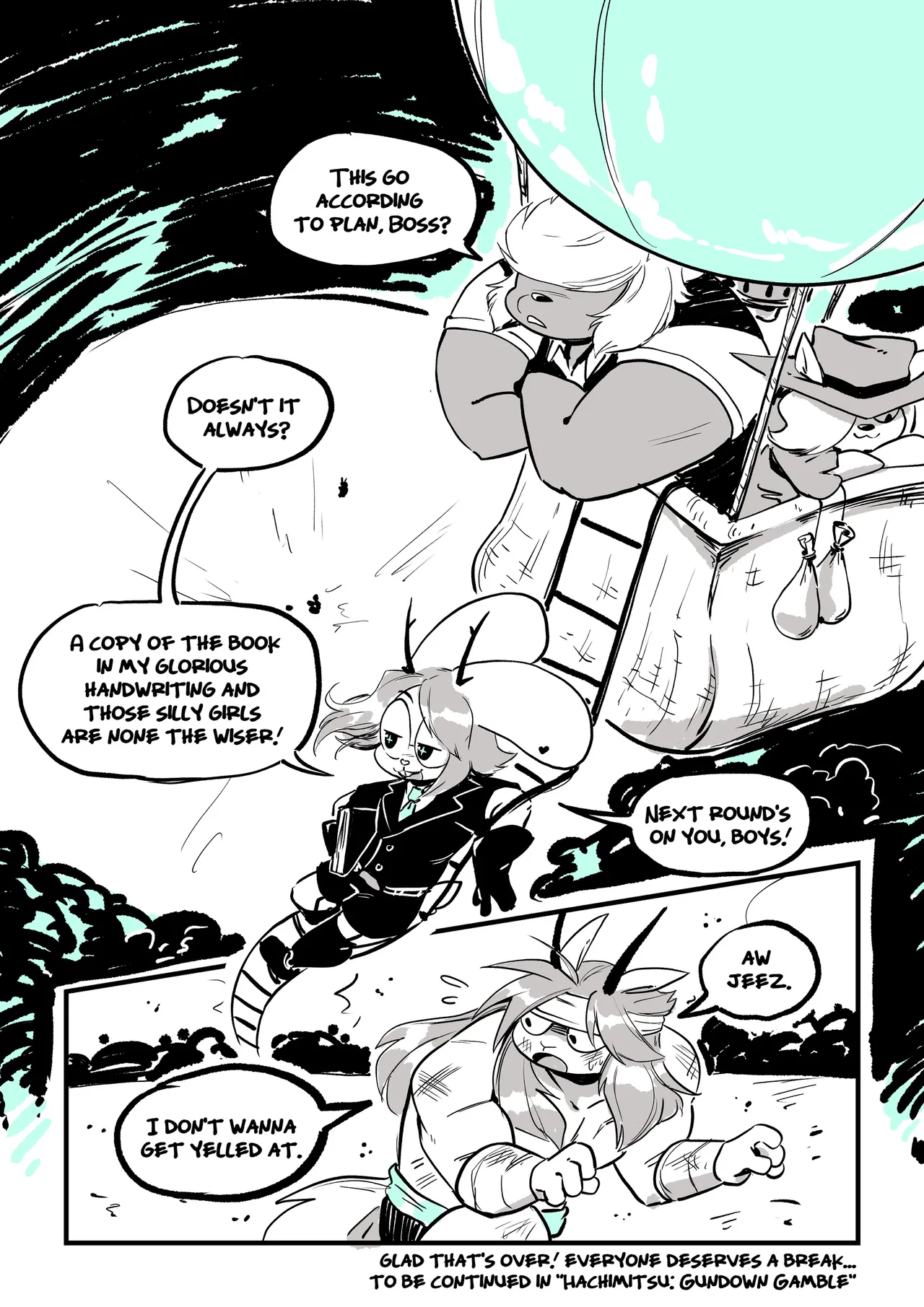 Anaugi Hachimitsu Blade for Hire Chapter 14 - Bitter Exit - Image 13