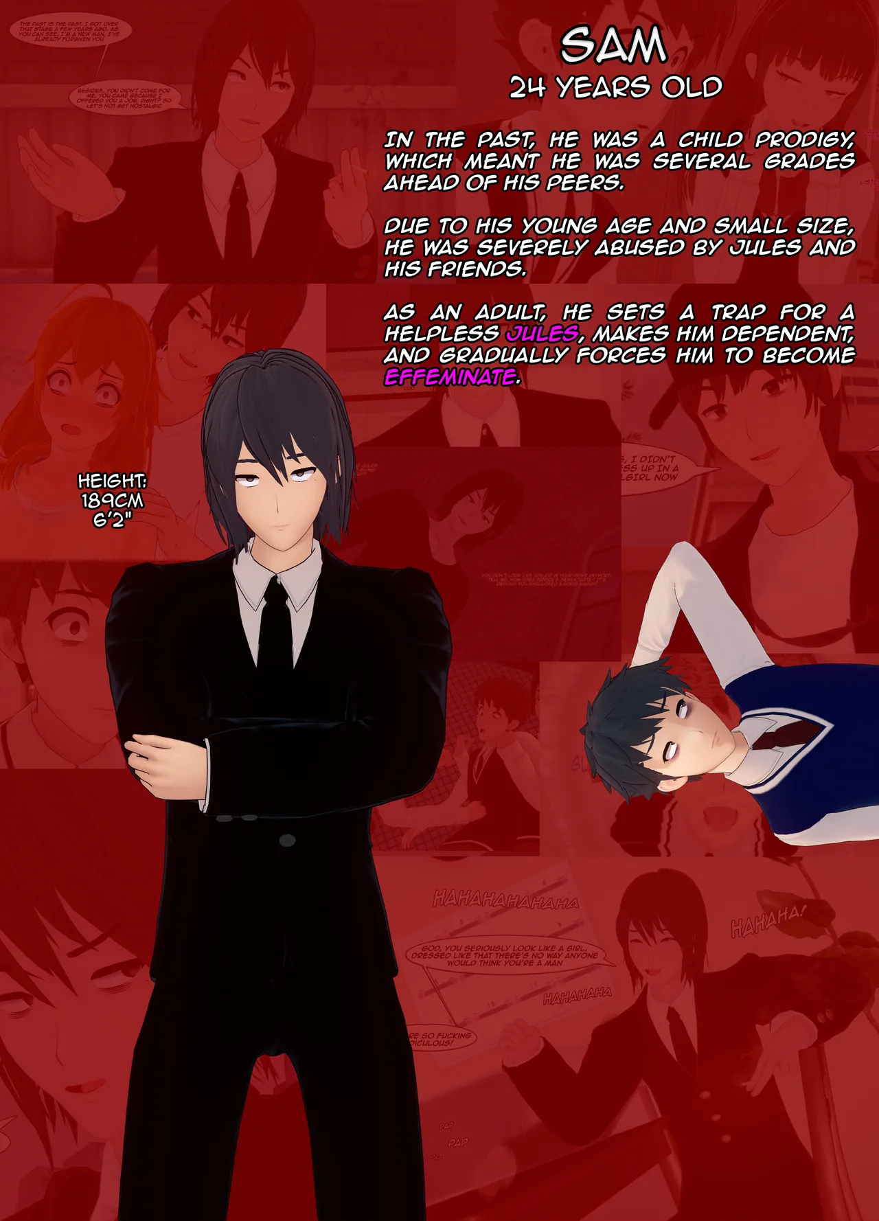 AndreaTG Remember Me Chapter 1 - 10.3 On-Going The guy I used to bully at school turned me into a cross-dressing slut - Image 4