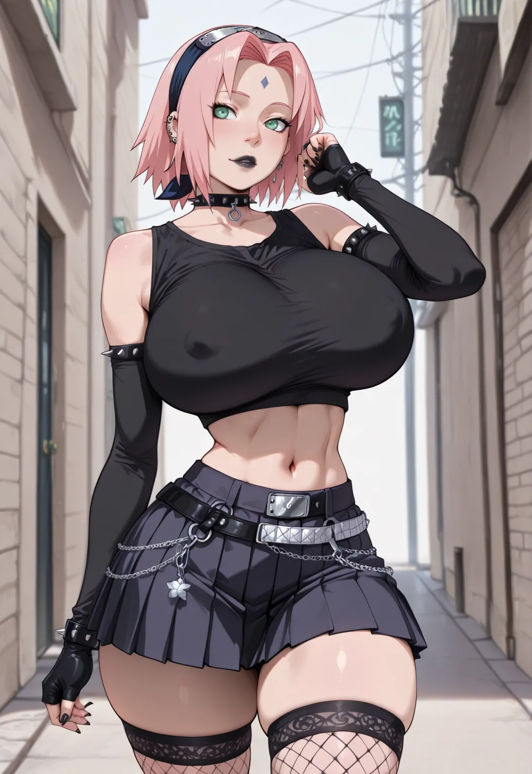ANIREALAI Sakura Haruno - Gothic for Halloween - Image 1