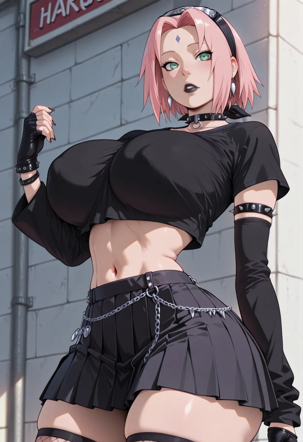 ANIREALAI Sakura Haruno - Gothic for Halloween - Image 2