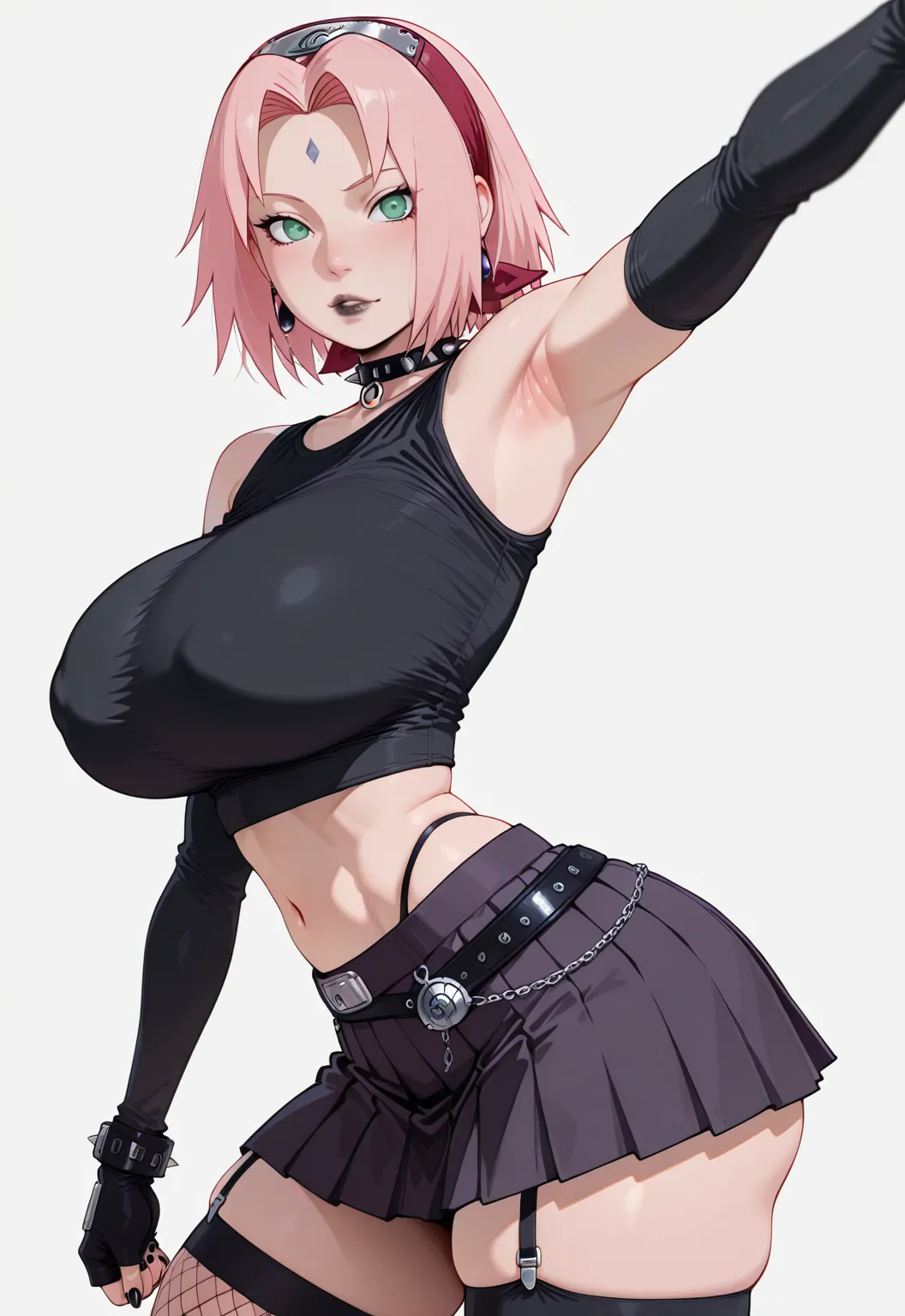 ANIREALAI Sakura Haruno - Gothic for Halloween - Image 28
