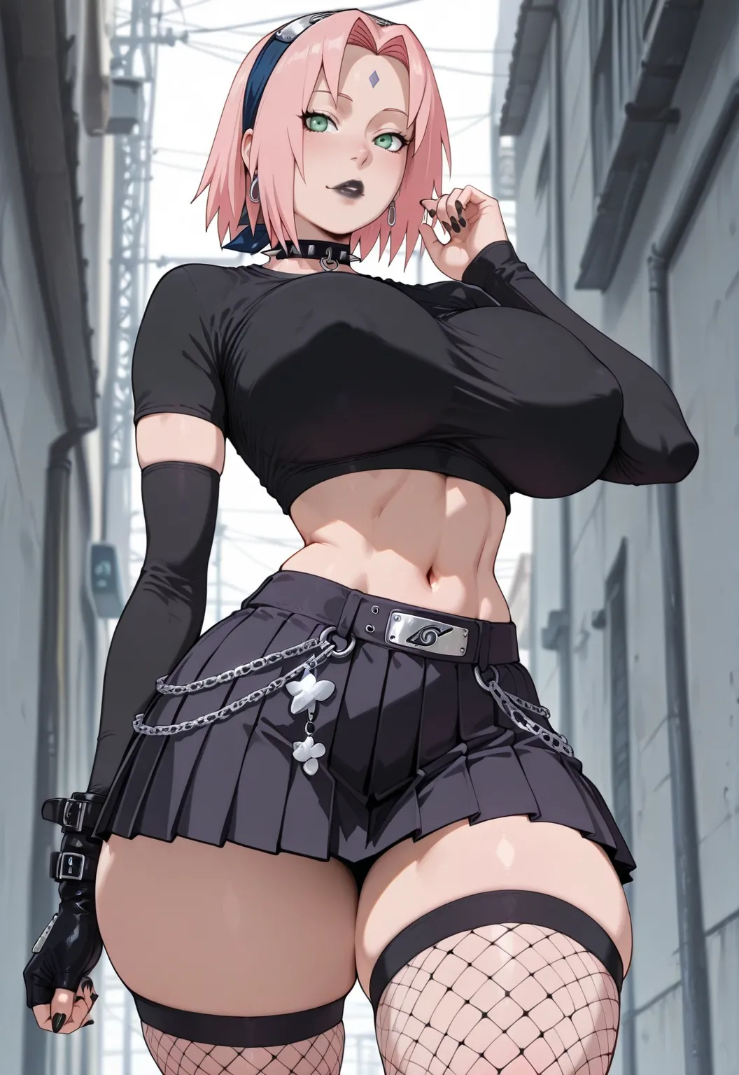 ANIREALAI Sakura Haruno - Gothic for Halloween - Image 3