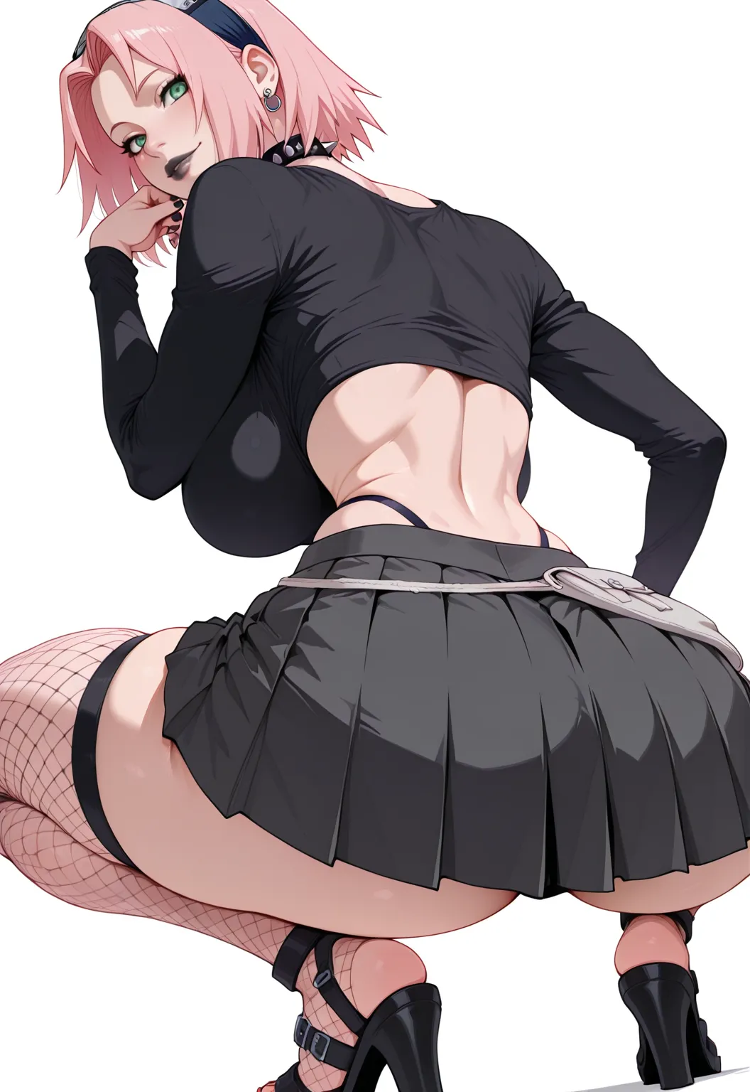 ANIREALAI Sakura Haruno - Gothic for Halloween - Image 40