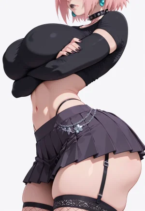 ANIREALAI Sakura Haruno - Gothic for Halloween - Page 24