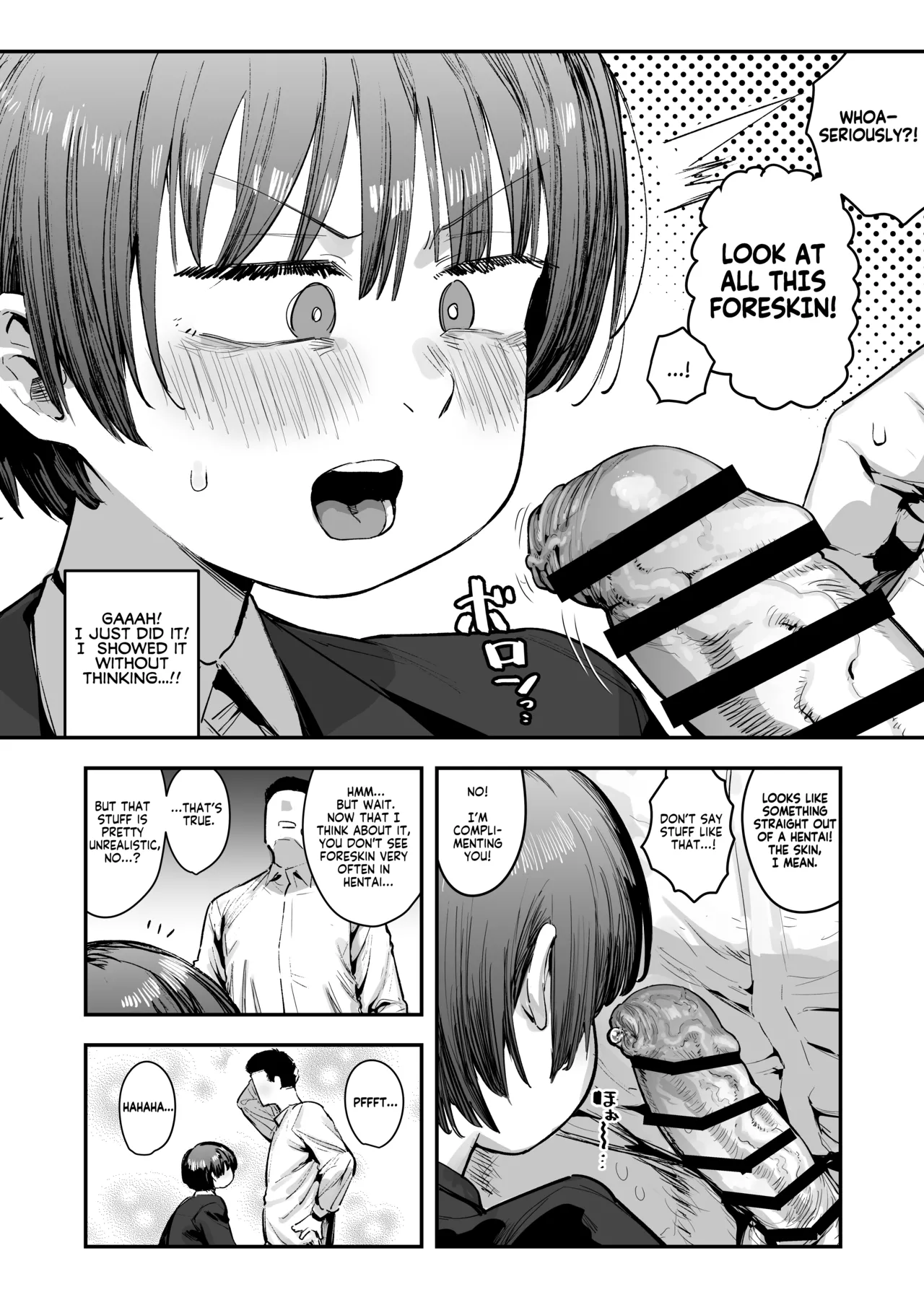 Anon 2-okunen Bokutachi, Seiheki Friend. Onna Tomodachi no Aidokusho wa Ore no Daisuki na Chin Kagi Ero Manga deshita Zenpen My best friend was into the cock-sniffing doujin that I love And now were pervy sex friends Part 1 No glasses English KM_42 - Image 13