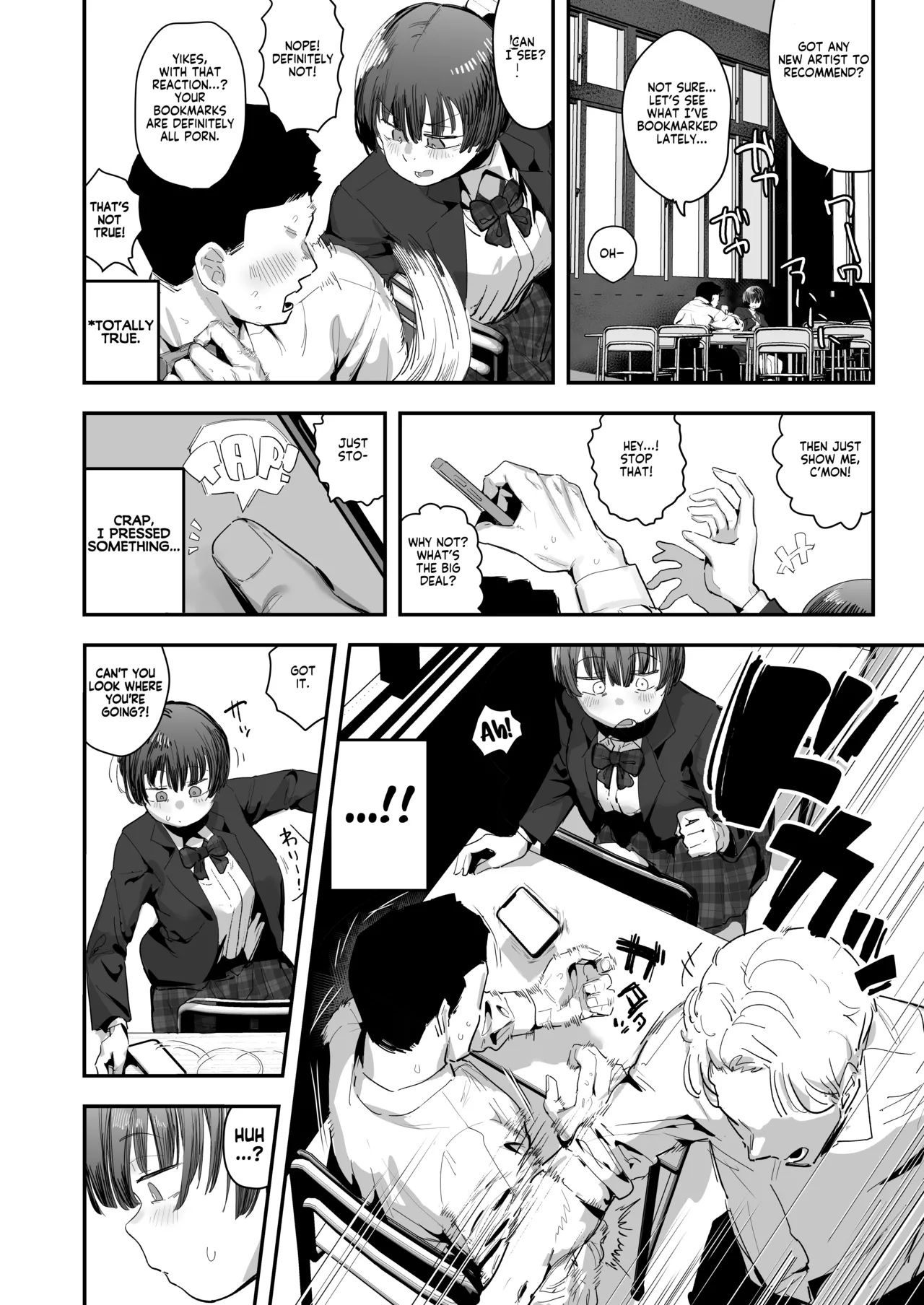 Anon 2-okunen Bokutachi, Seiheki Friend. Onna Tomodachi no Aidokusho wa Ore no Daisuki na Chin Kagi Ero Manga deshita Zenpen My best friend was into the cock-sniffing doujin that I love And now were pervy sex friends Part 1 No glasses English KM_42 - Image 3