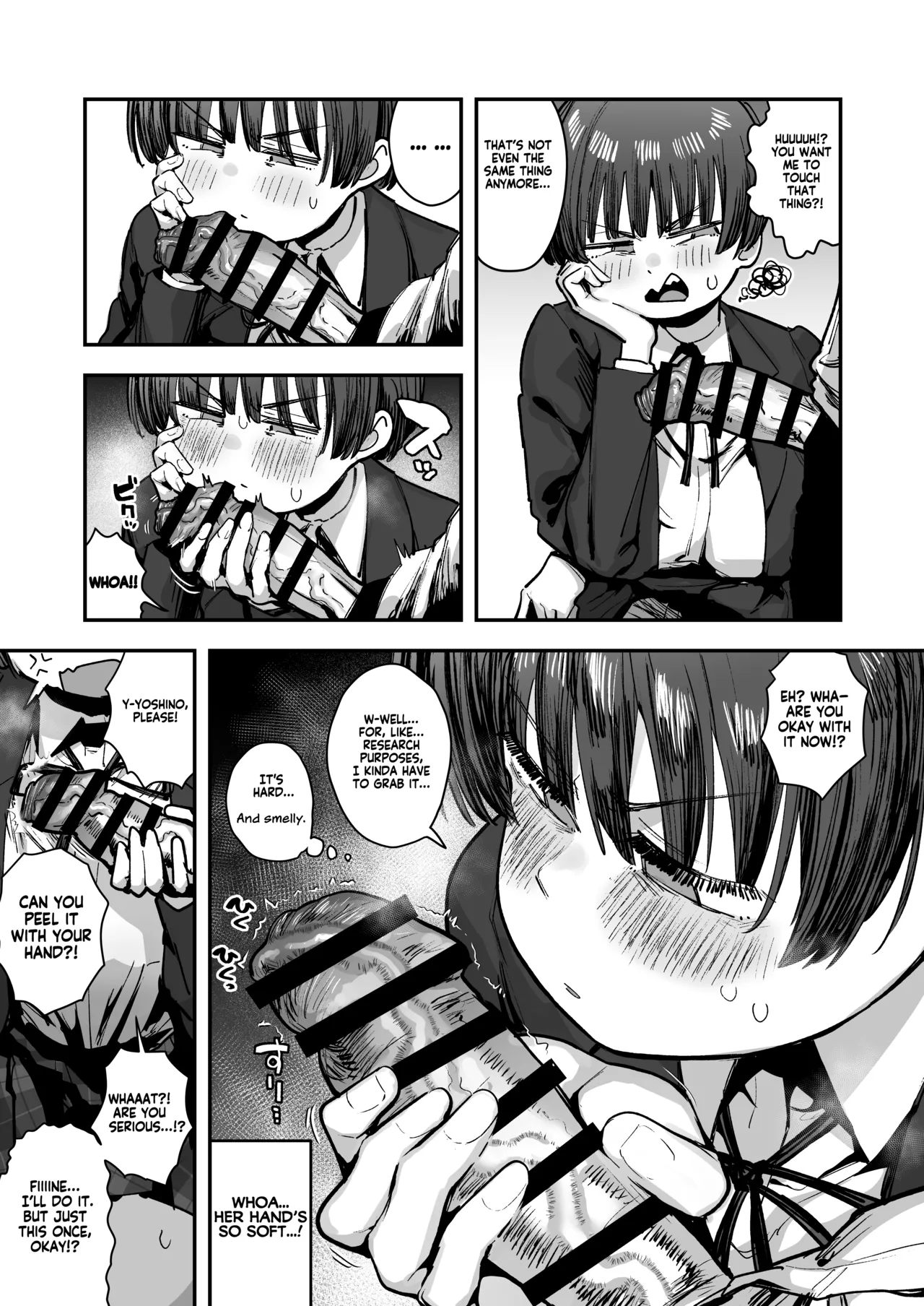 Anon 2-okunen Bokutachi, Seiheki Friend. Onna Tomodachi no Aidokusho wa Ore no Daisuki na Chin Kagi Ero Manga deshita Zenpen My best friend was into the cock-sniffing doujin that I love And now were pervy sex friends Part 1 No glasses English KM_42 - Image 34