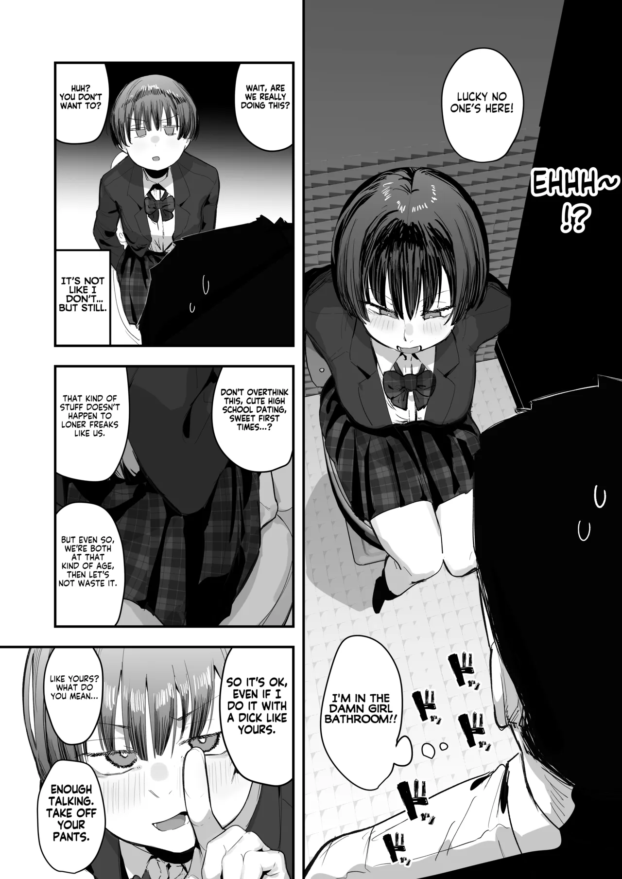 Anon 2-okunen Bokutachi, Seiheki Friend. Onna Tomodachi no Aidokusho wa Ore no Daisuki na Chin Kagi Ero Manga deshita Zenpen My best friend was into the cock-sniffing doujin that I love And now were pervy sex friends Part 1 No glasses English KM_42 - Image 9
