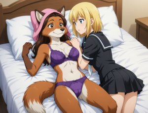 Anthro X Human Lesbian Special NSFW Only - Page 24